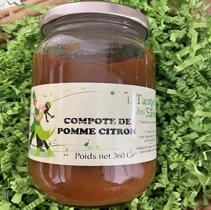 Compote de pomme citron Aulnat